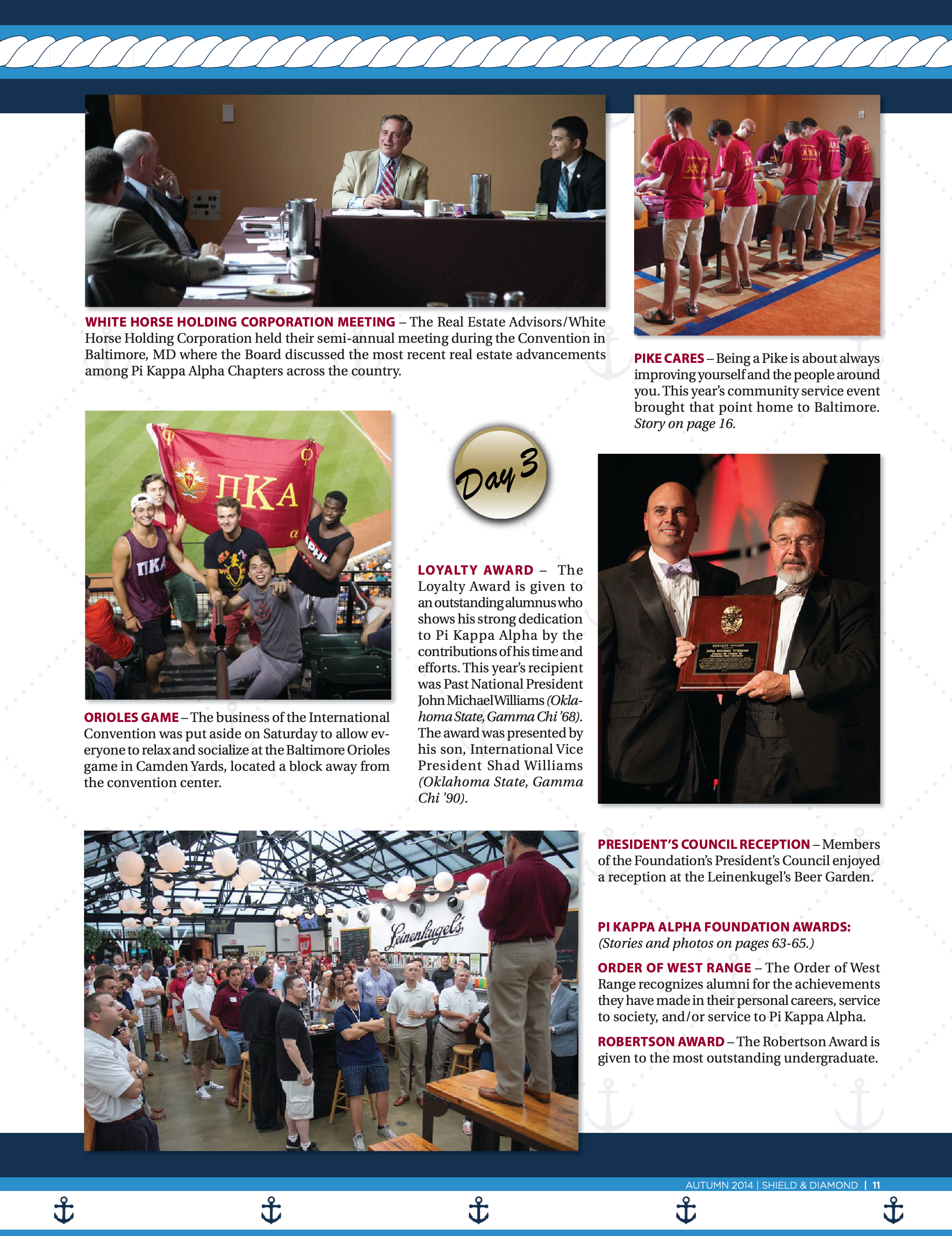 Pi Kappa Alpha's 2014 International Convention: Day 3, Autumn 2014